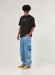Calça Baggy Cargo Jeans Médio