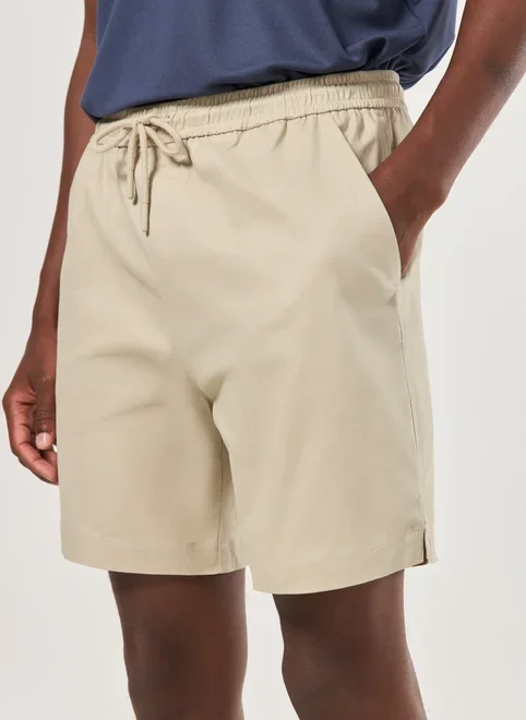 Bermuda Sarja Amarração Cós