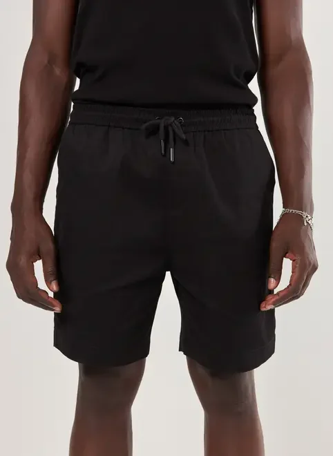 Bermuda Sarja Amarração Cós