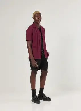 Bermuda Sarja Amarração Cós