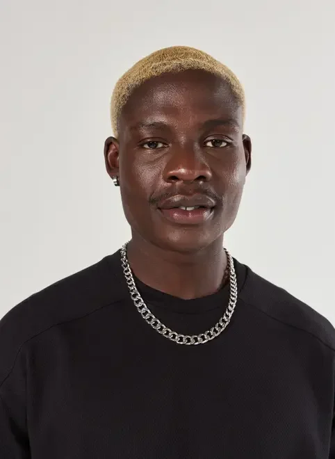 Colar Prateado Corrente Pesada