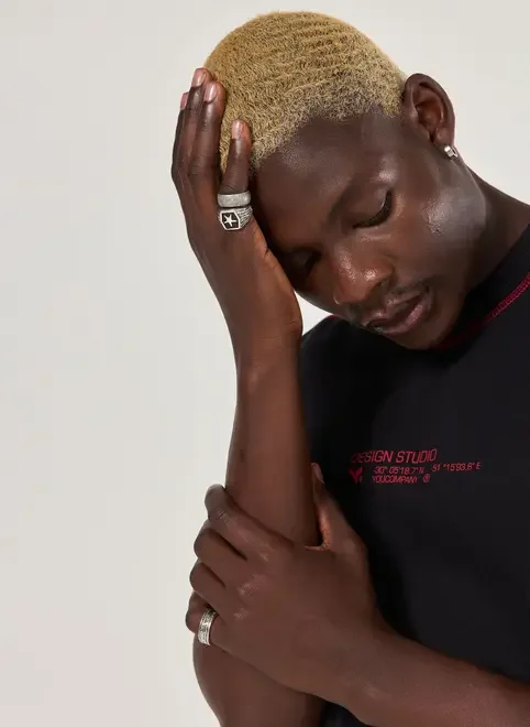 Conjunto 3 Anéis Prateados Estrela