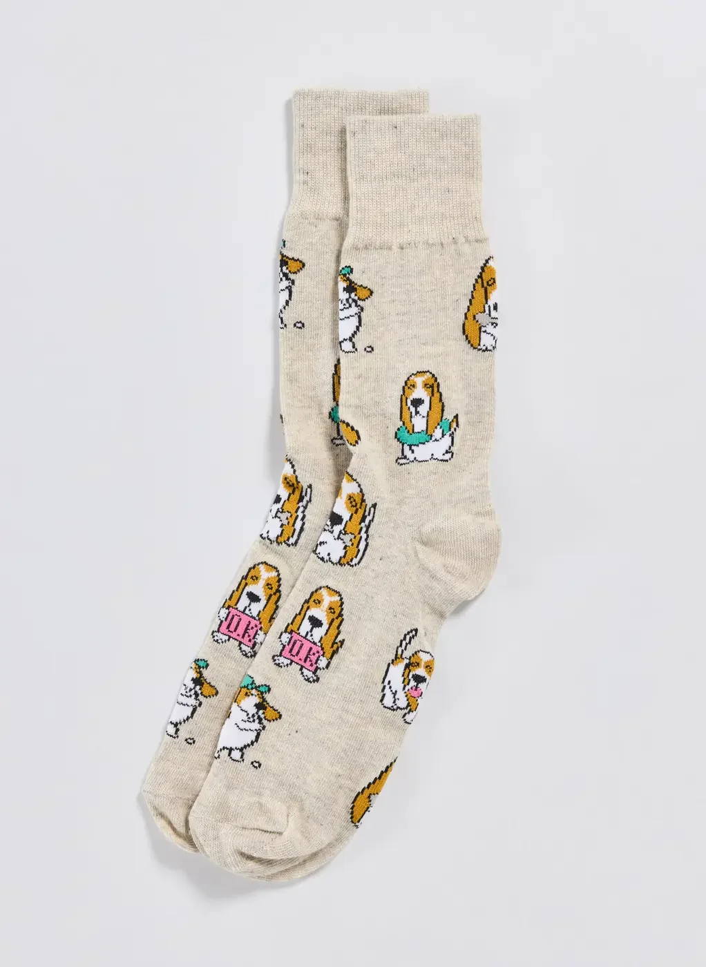 Meia Bege Doguinho