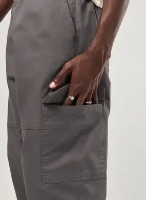 Calça Sarja Reta Cargo