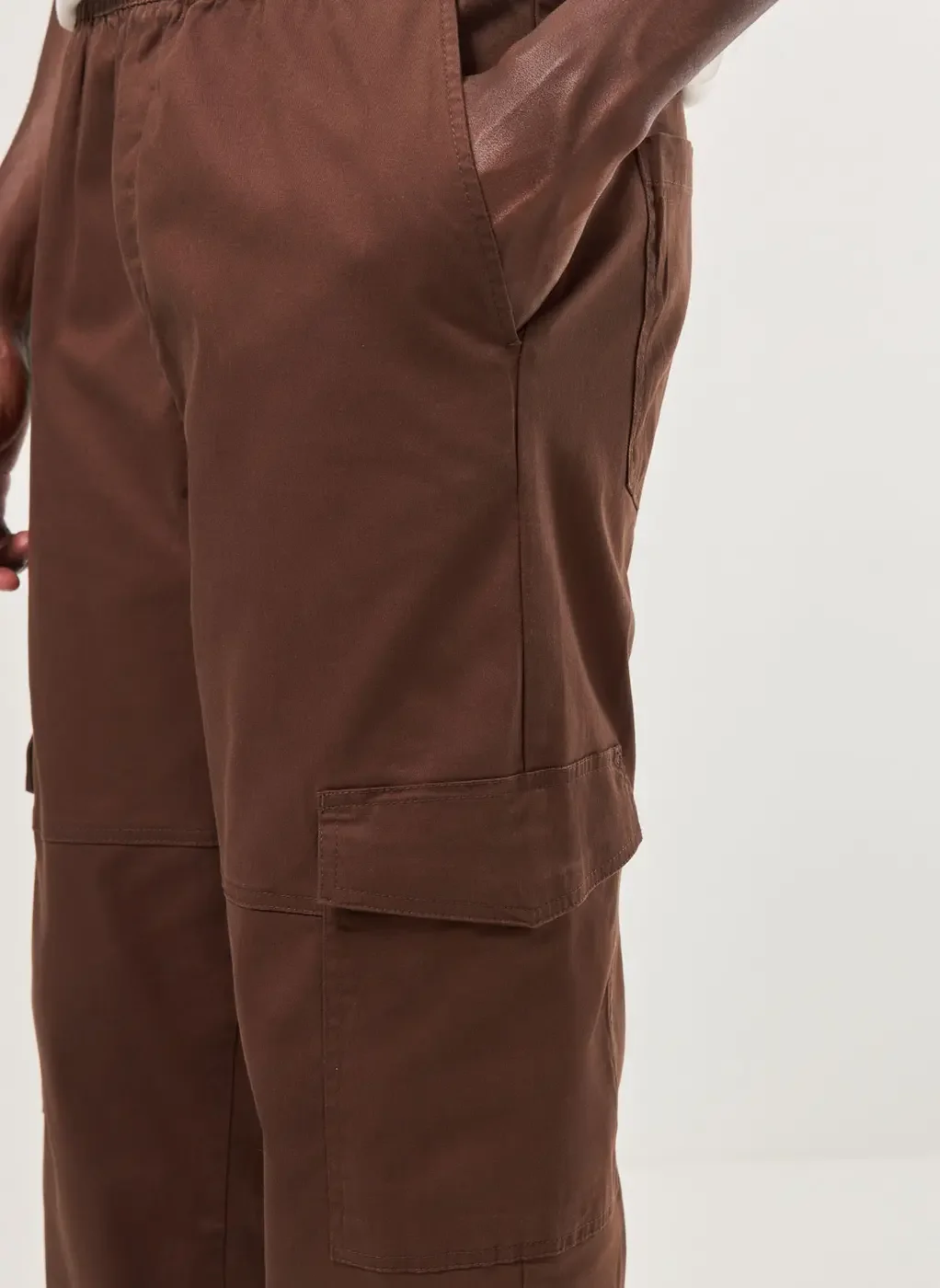 Calça Sarja Reta Cargo