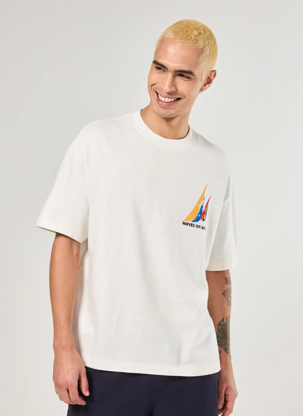 Camiseta Box Malhão Off-White Wind