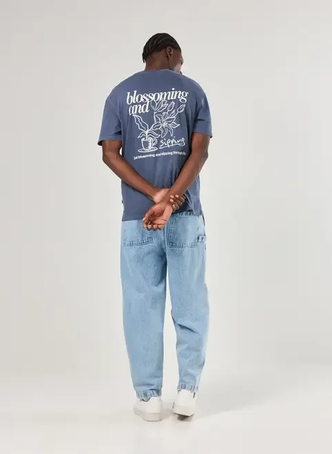 Camiseta Comfort Azul Blossoming