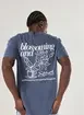 Camiseta Comfort Azul Blossoming