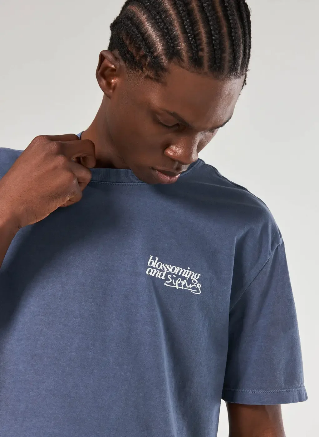 Camiseta Comfort Azul Blossoming