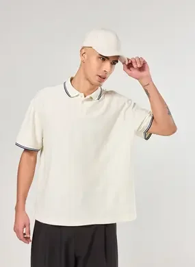 Camiseta Polo Box Texturizada