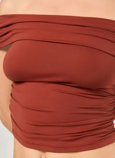 Cropped Poliamida Ombro A Ombro