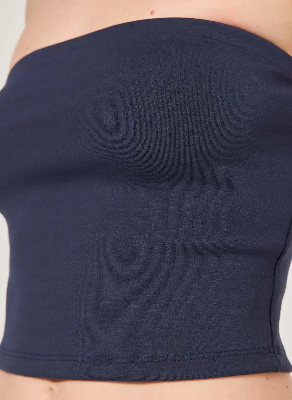 Tube Top Encorpado Marinho