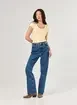 Blusa Canelada Amarelo Manteiga