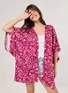 Kimono Magenta Estampa Mística