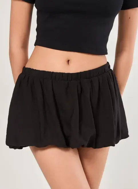 Minissaia Balonê Preta