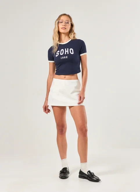 Micro Saia Com Shortinho