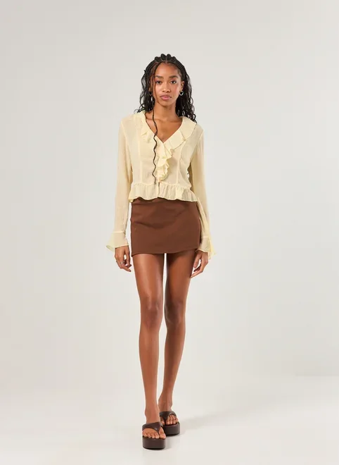 Micro Saia Com Shortinho