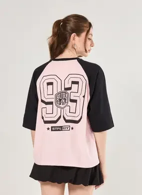 Camiseta Box Raglan Esportiva