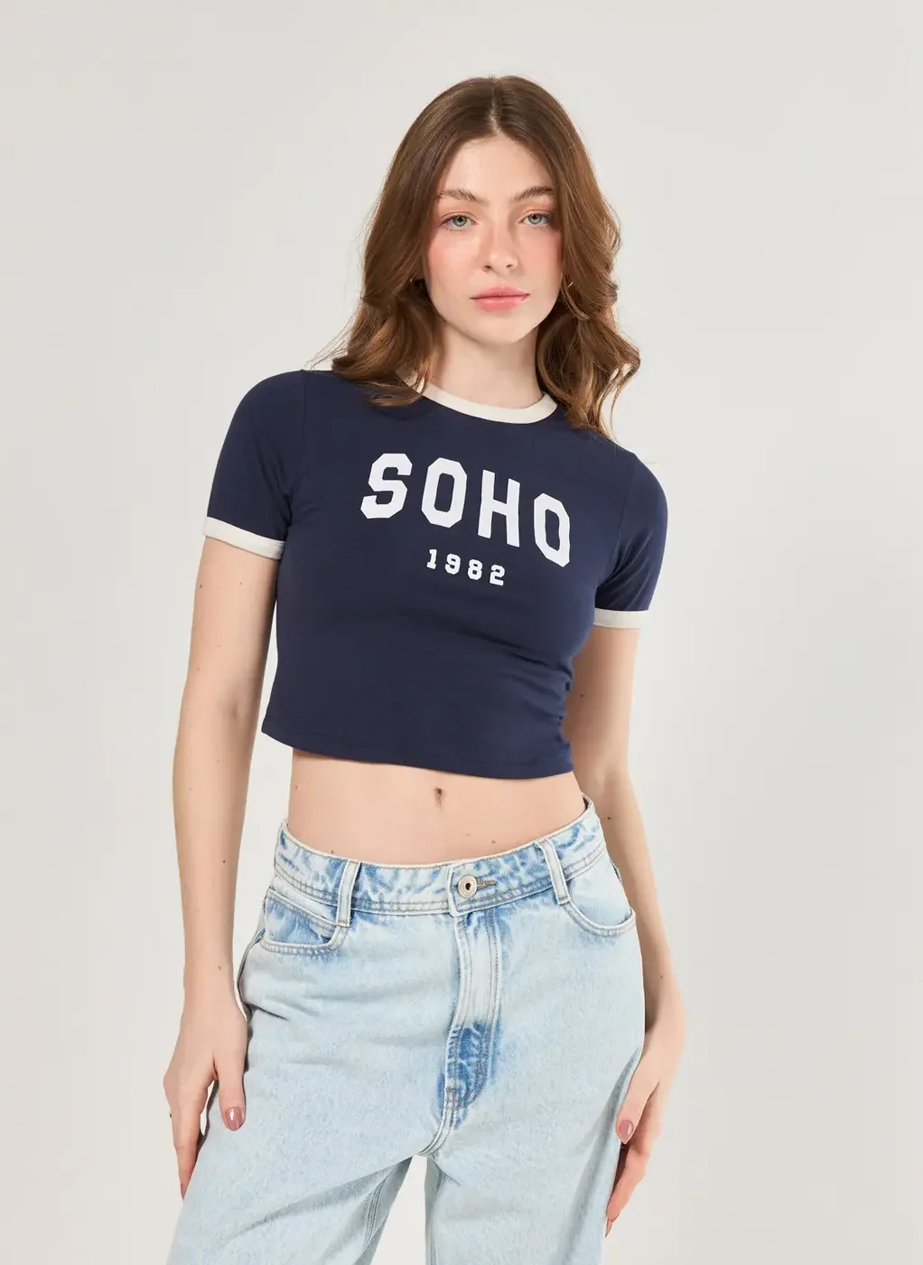 Mini Tee Marinho Soho