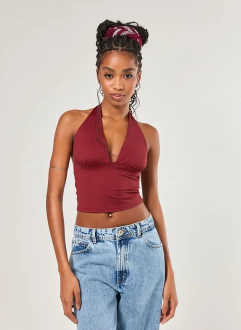 Blusa Frente Única Poliamida