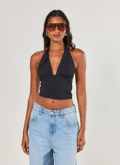 Blusa Frente Única Poliamida