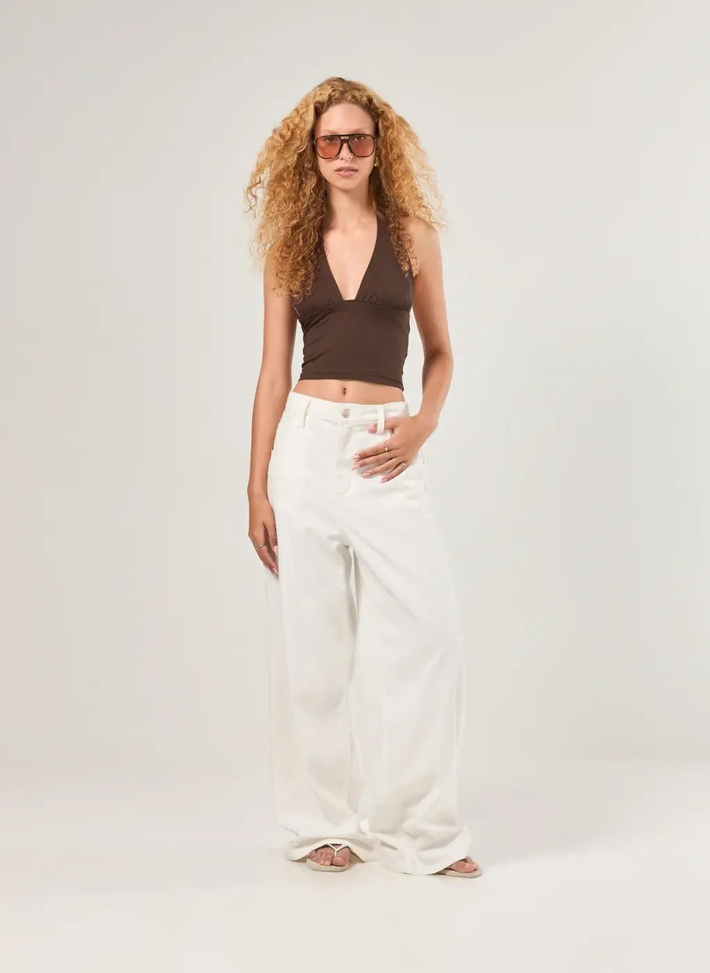 Blusa Frente Única Poliamida