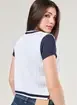 Blusa Estilo Colete Tricô Off-White