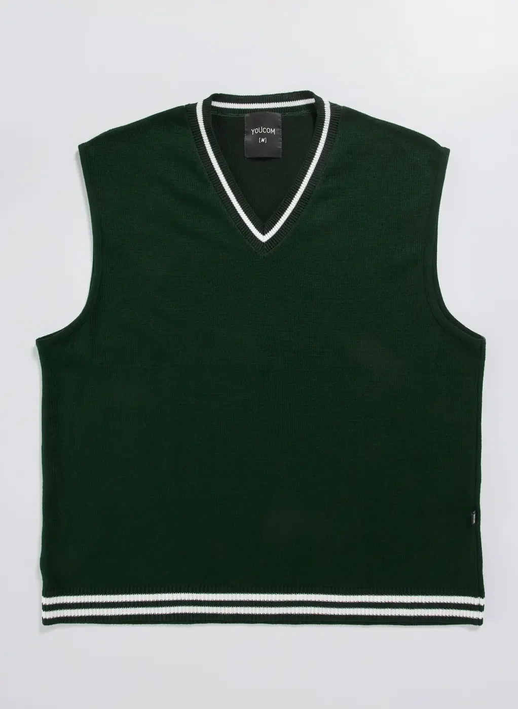 Regata Box Estilo Colete Tricô Verde