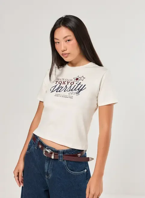 Camiseta Off-White Tokyo Varsity