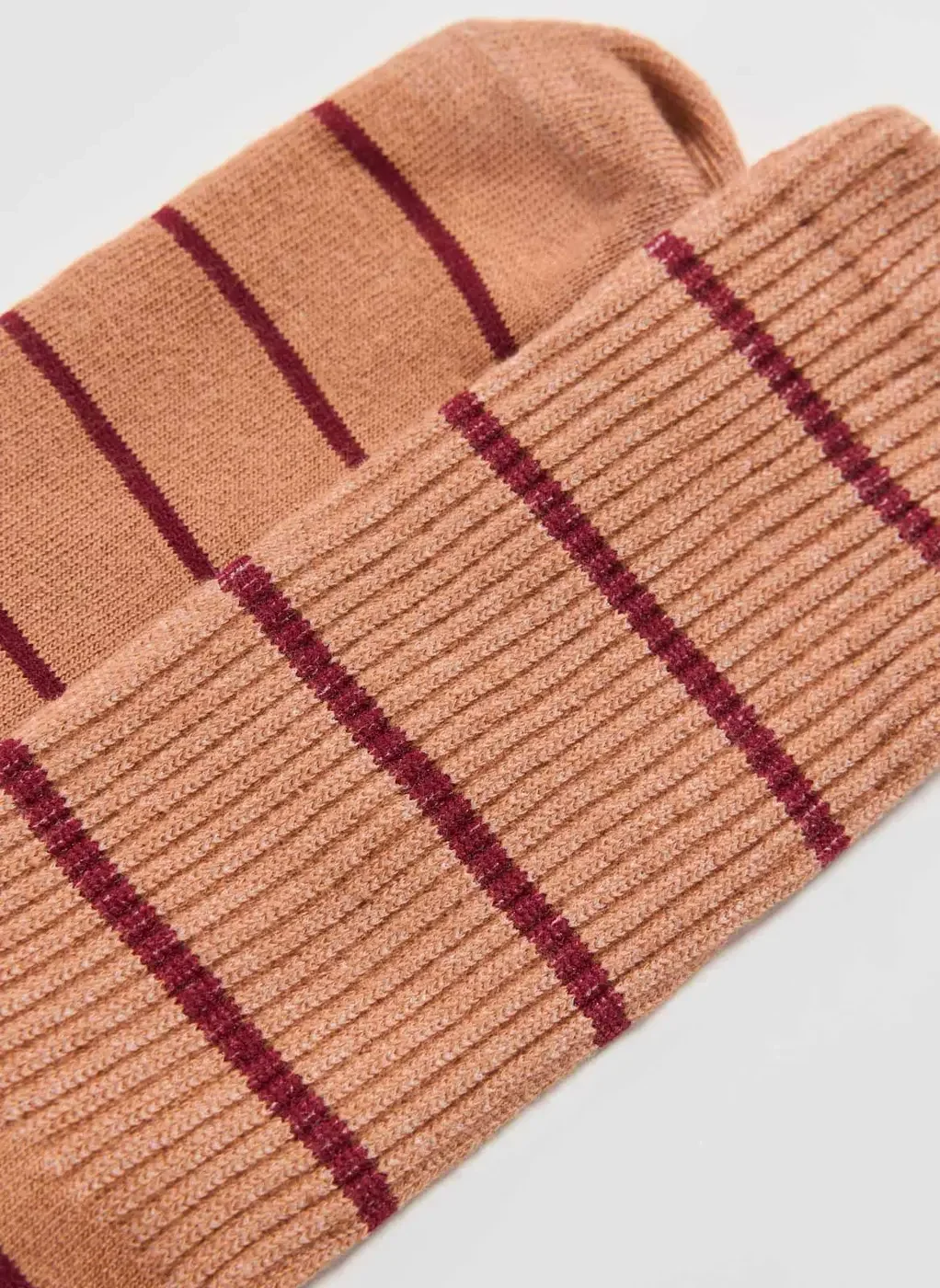 Meia Marrom Listrada