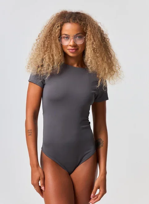 Body Poliamida Decote Nas Costas