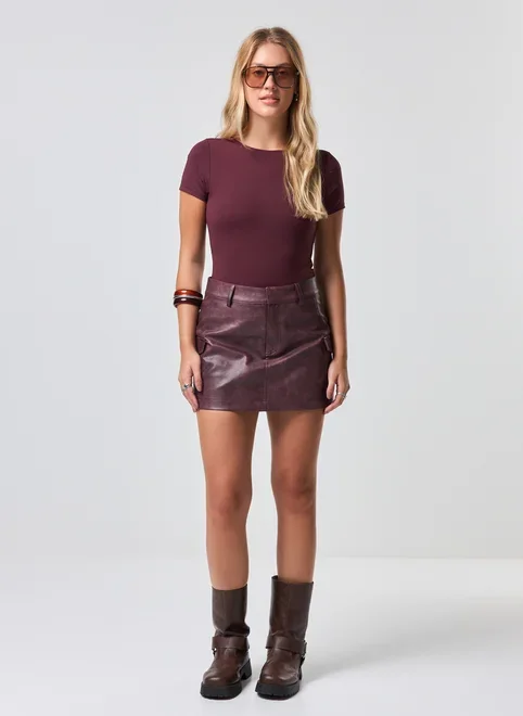 Body Poliamida Decote Nas Costas