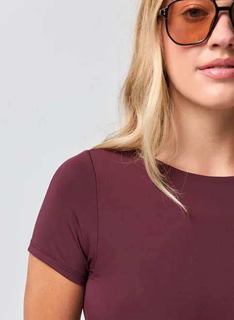 Body Poliamida Decote Nas Costas