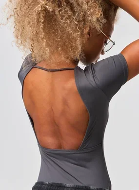 Body Poliamida Decote Nas Costas