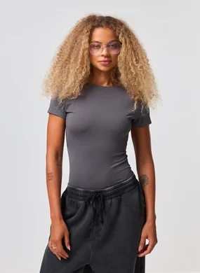 Body Poliamida Decote Nas Costas