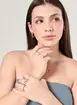 Conjunto 5 Anéis Dourados Sol