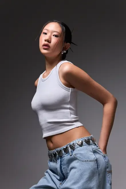 Cinto De Corrente Corações Martelado