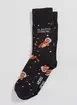 Meia Preta Gatito Espacial