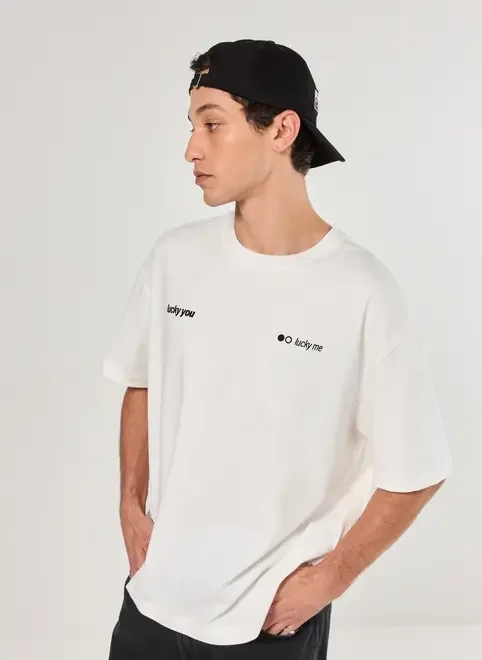 Camiseta Box Off-White Lucky You