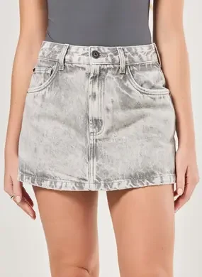 Short Saia Básico Em Jeans