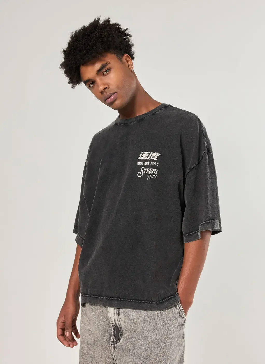 Camiseta Oversized Cropped Estonada Racing