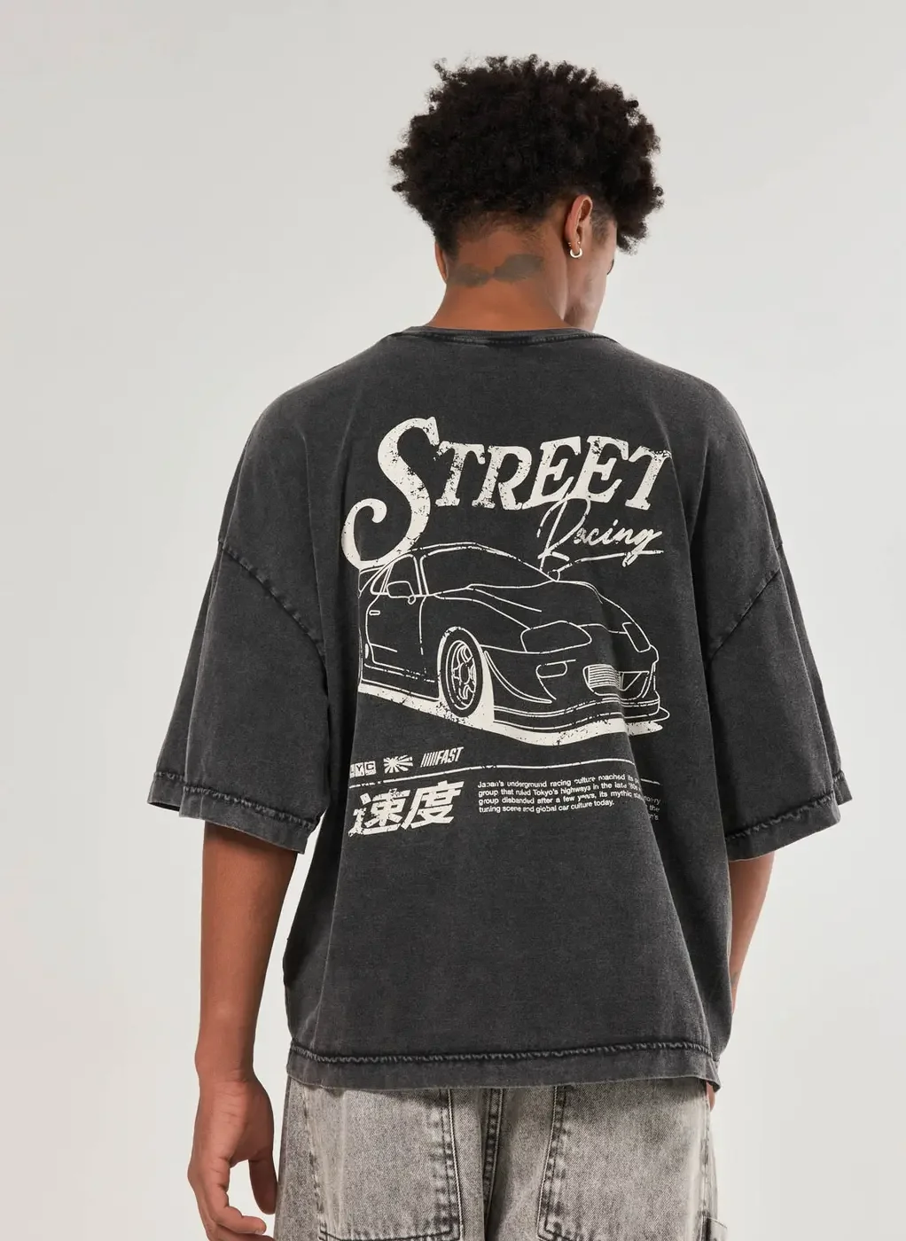 Camiseta Oversized Cropped Estonada Racing