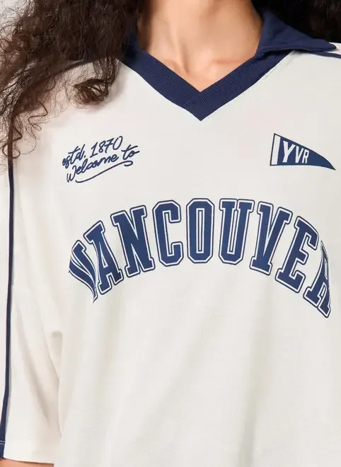 Camiseta Off-White Esportiva Com Golinha