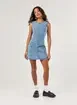 Vestido Jeans Decote Nas Costas
