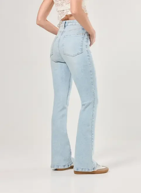 Calça Jeans Flare Cintura Alta