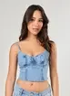 Cropped Jeans Corselet