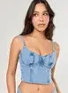 Cropped Jeans Corselet