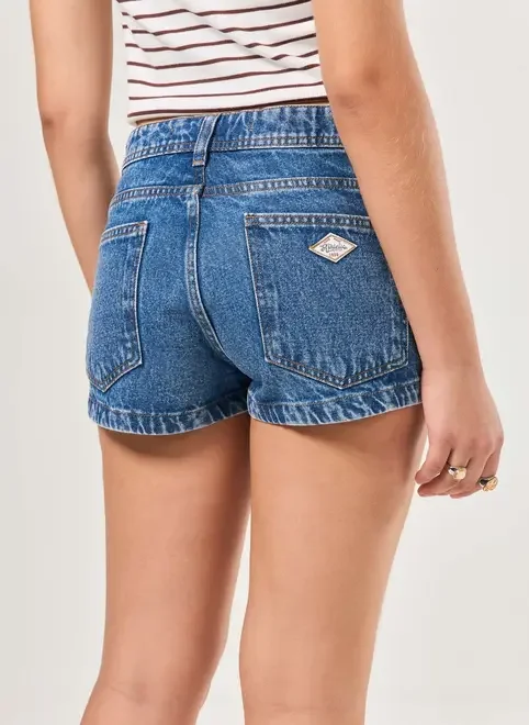 Micro Short Jeans Cintura Baixa