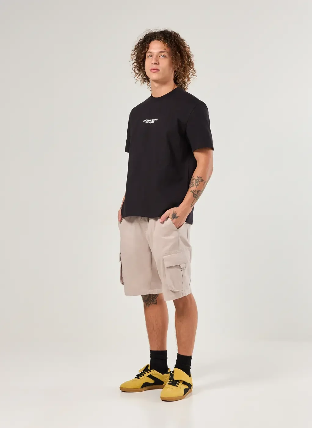 Bermuda Cargo Em Sarja