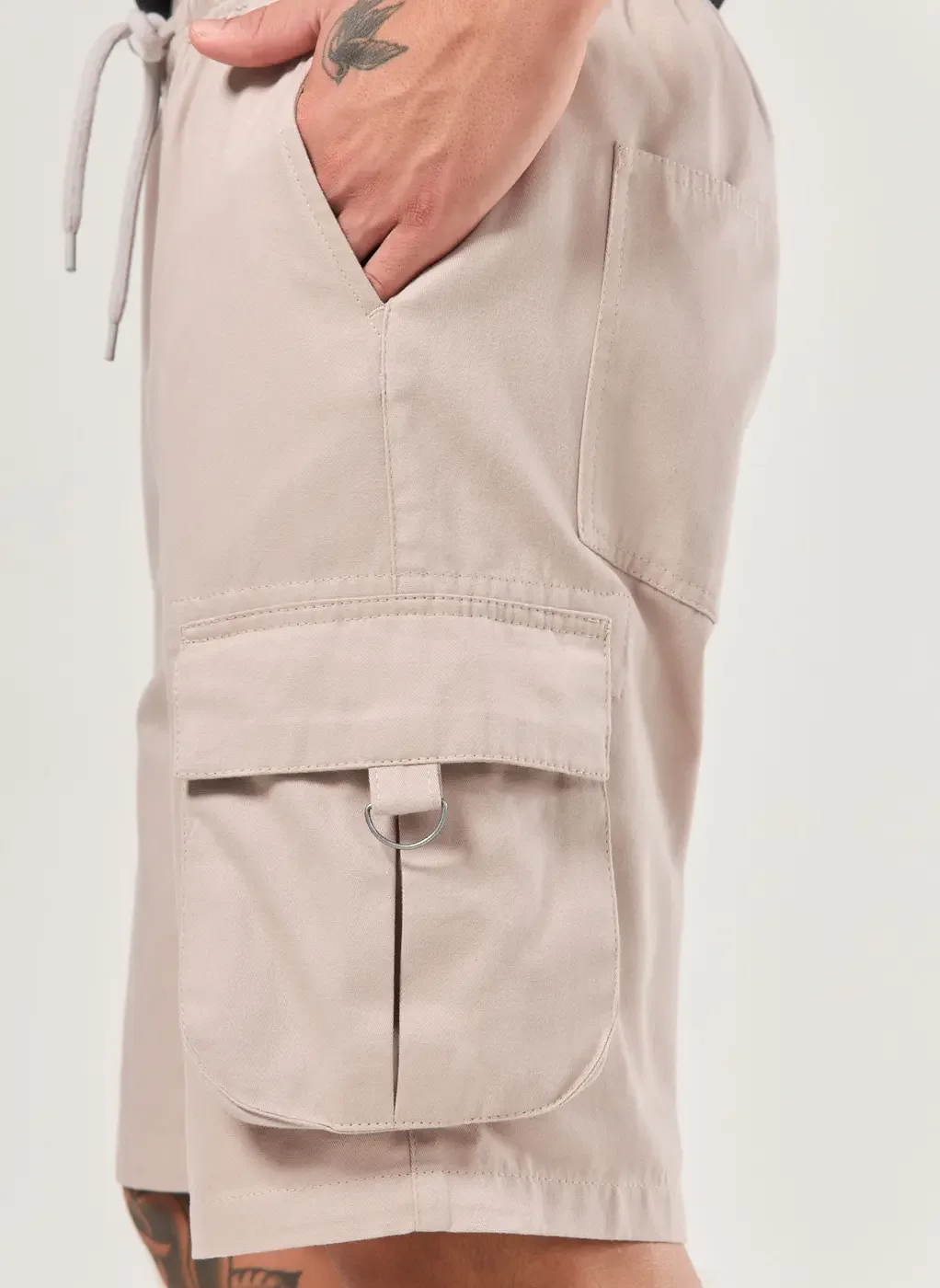 Bermuda Cargo Em Sarja